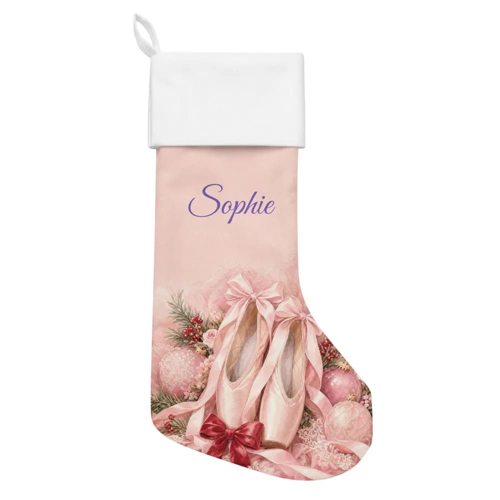 Ballet Personalized Stocking Christmas Stocking