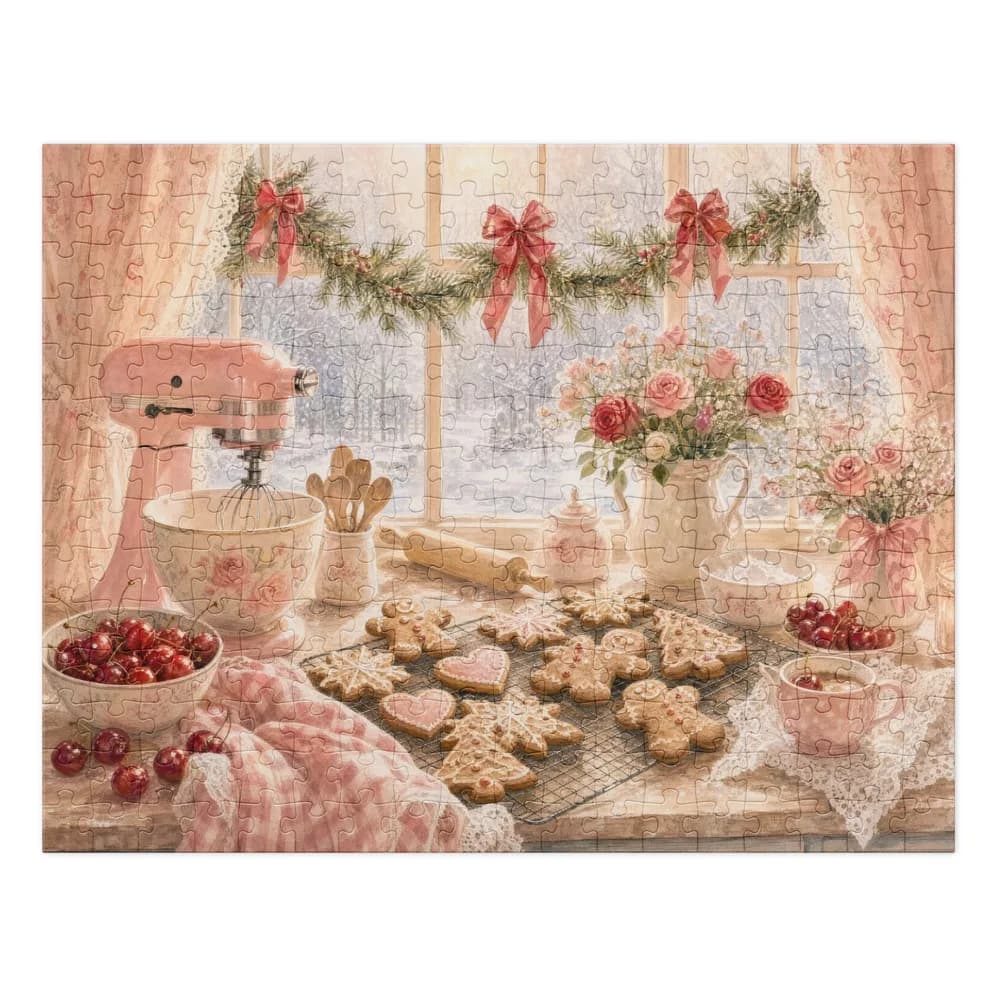 Cozy Christmas Kitchen Jigsaw Puzzle