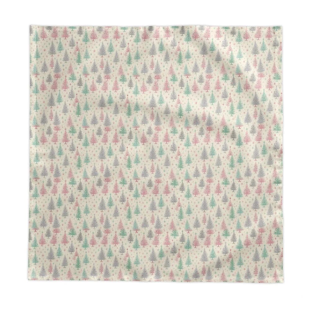 Retro Tinsel Trees Pattern Tablecloth