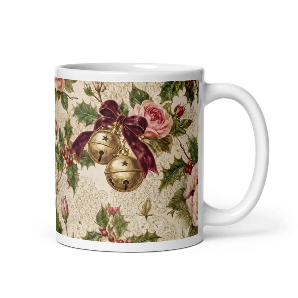 Victorian Roses and Bells Pattern Mug