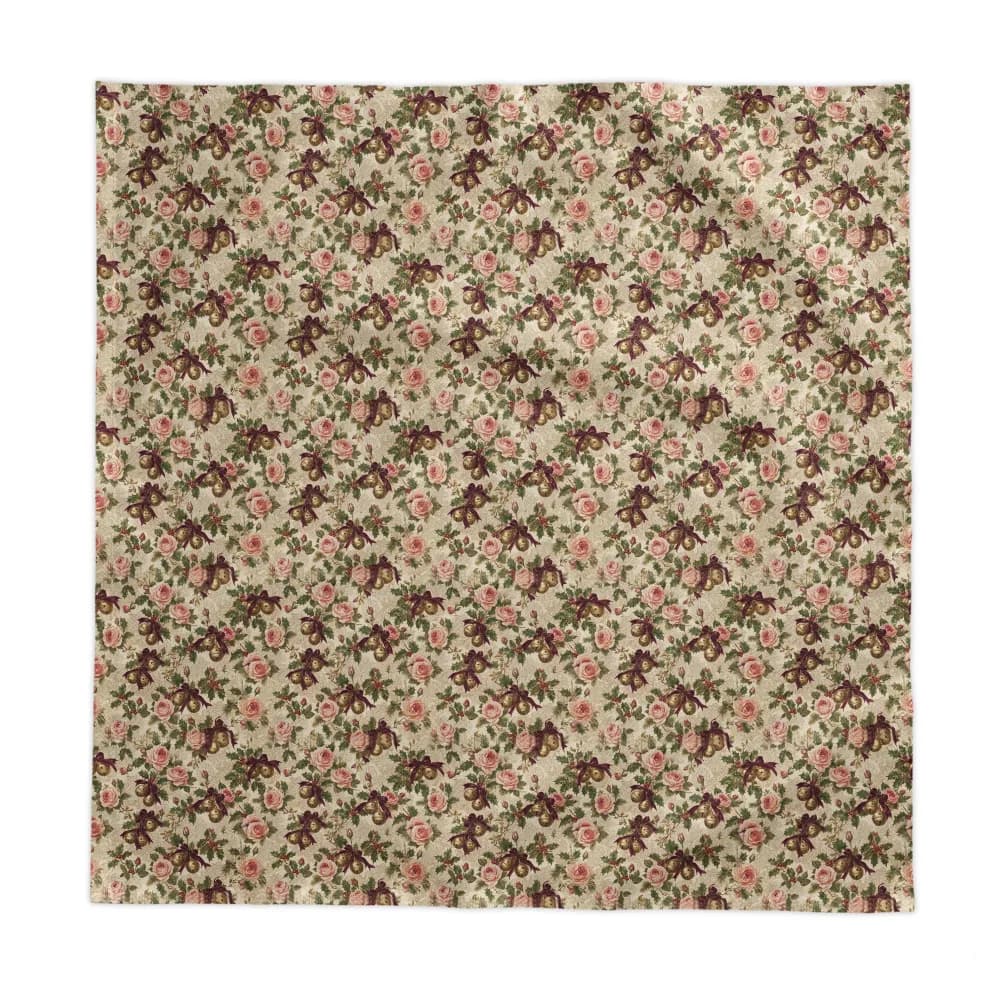 Victorian Roses and Bells Pattern Tablecloth