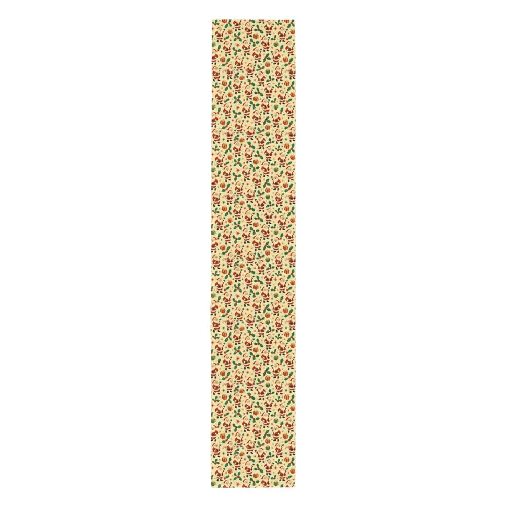 Vintage Santa Christmas Pattern Table Runner