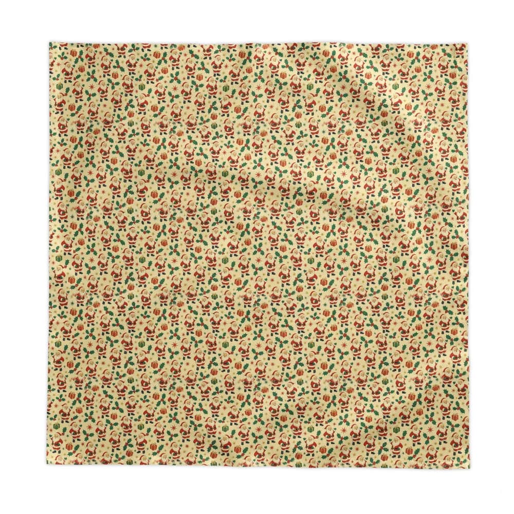 Vintage Santa Christmas Pattern Tablecloth
