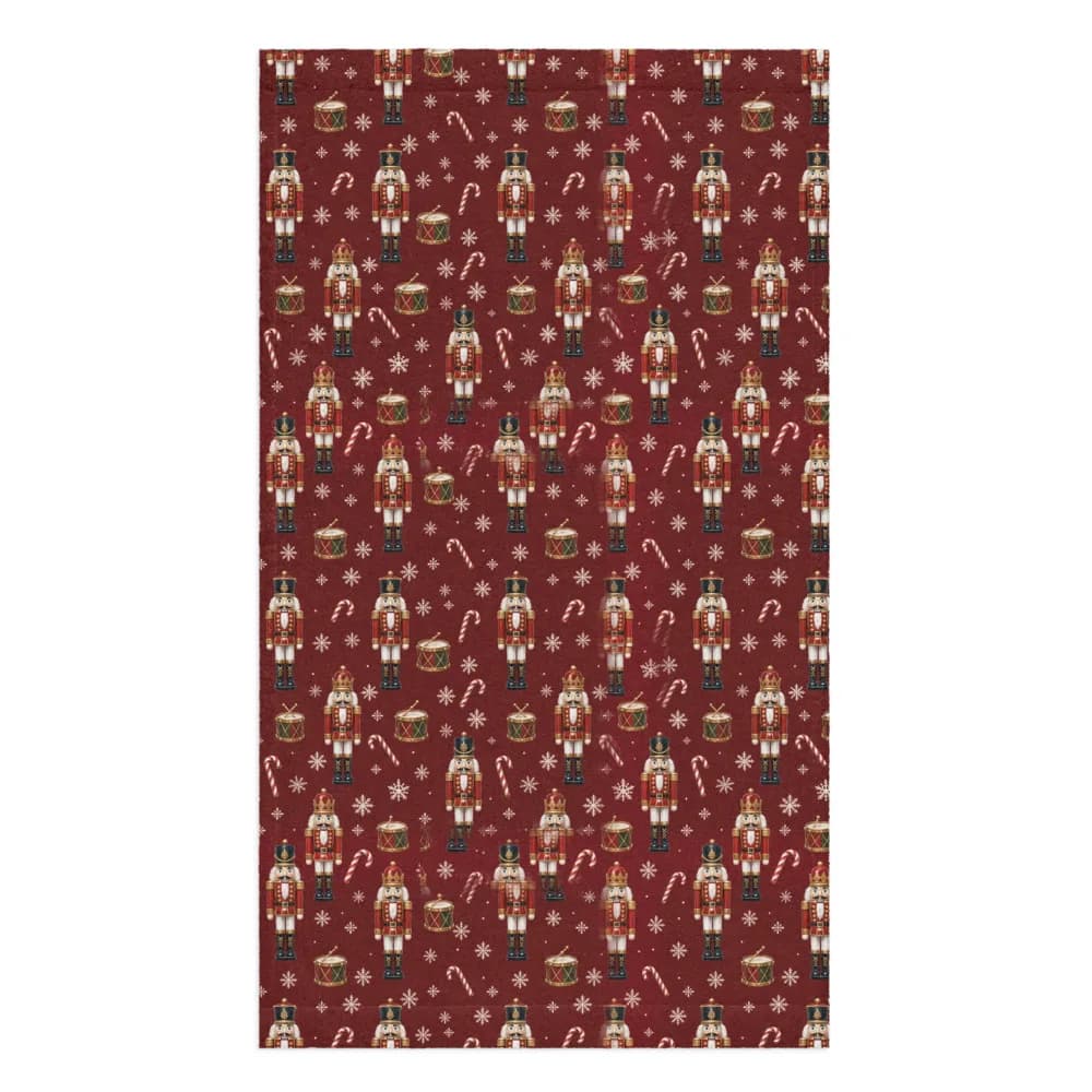 Nutcracker Parade Pattern Hand Towel