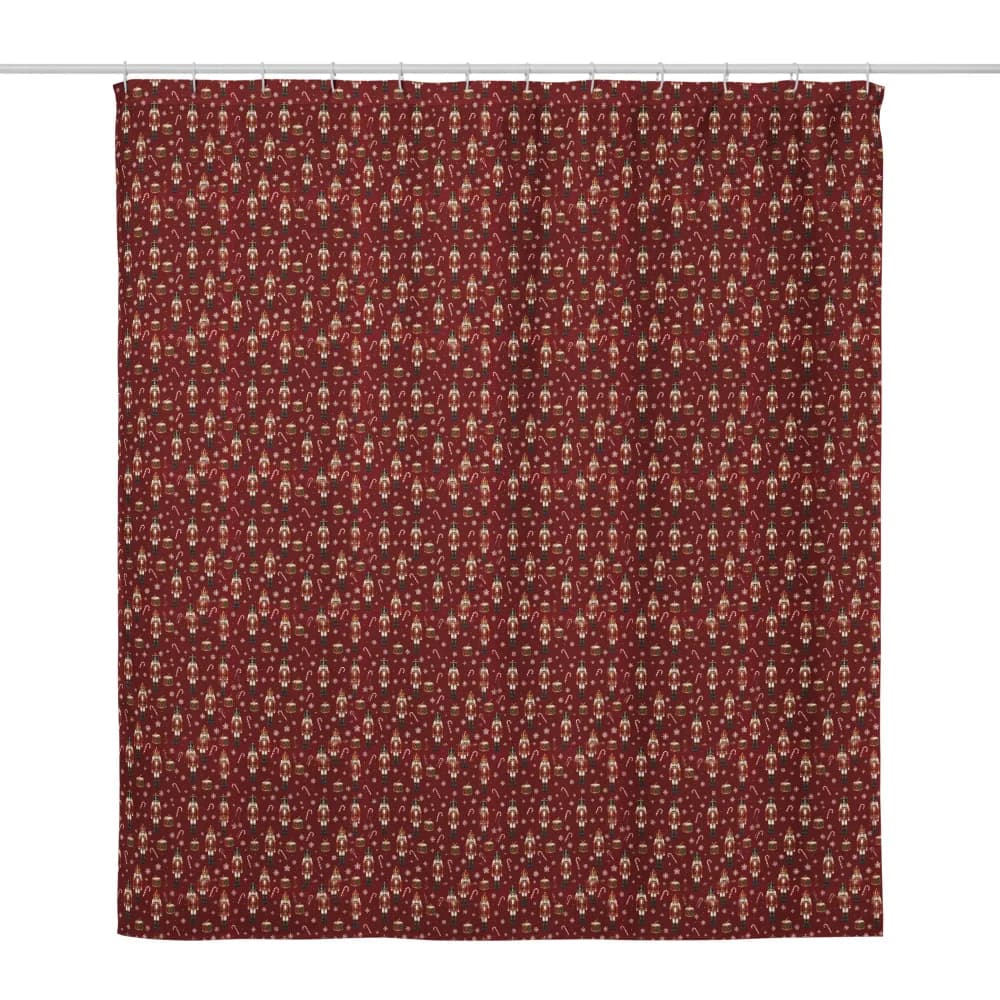 Nutcracker Parade Pattern Shower Curtain