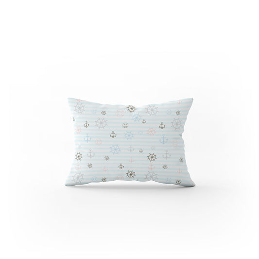 Nautical Sailor custom pillow pastel colour