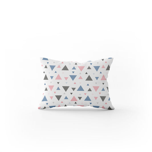 White Triangle Pillow custom pastel colour