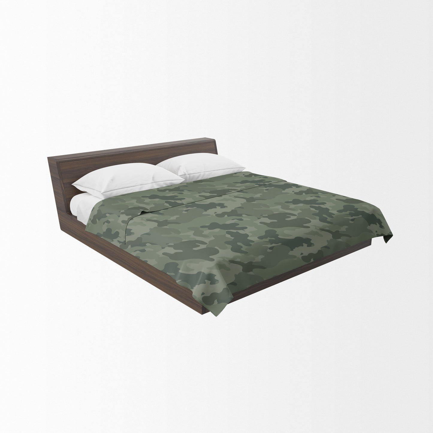 Green Camo Camouflage Blanket custom pastel colour