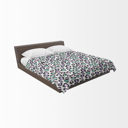 Cheetah Print Blanket pastel colour