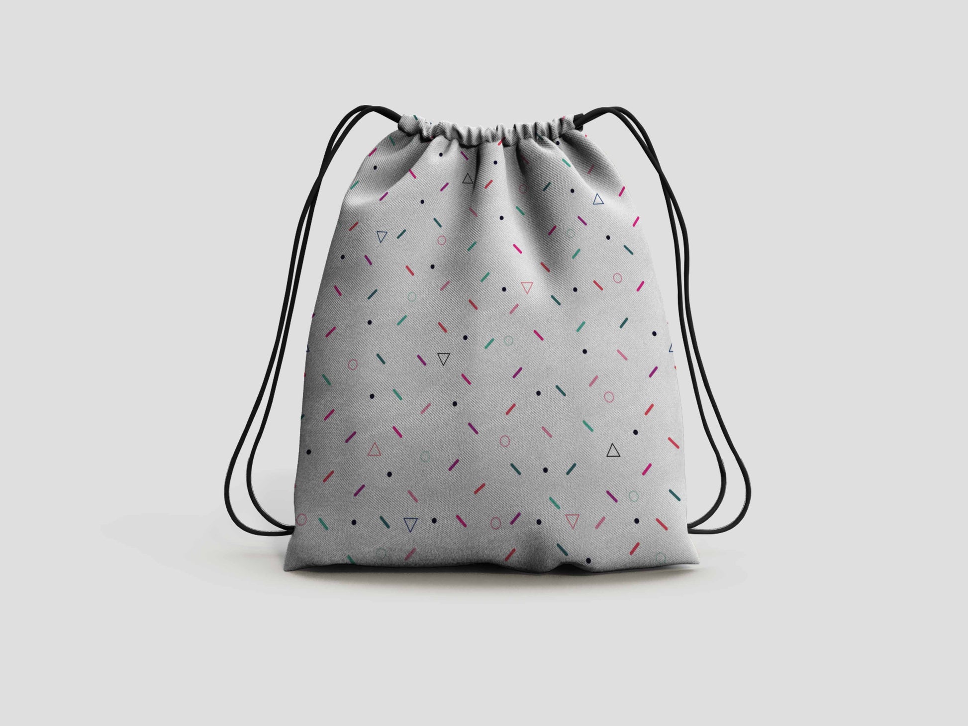 Classic Retro Drawstring Backpack Bag