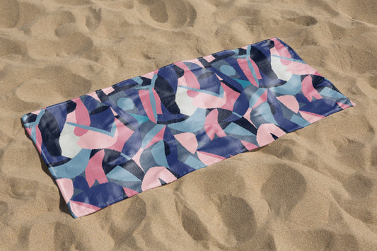 custom Abstract Print Beach Towel full sublimation
