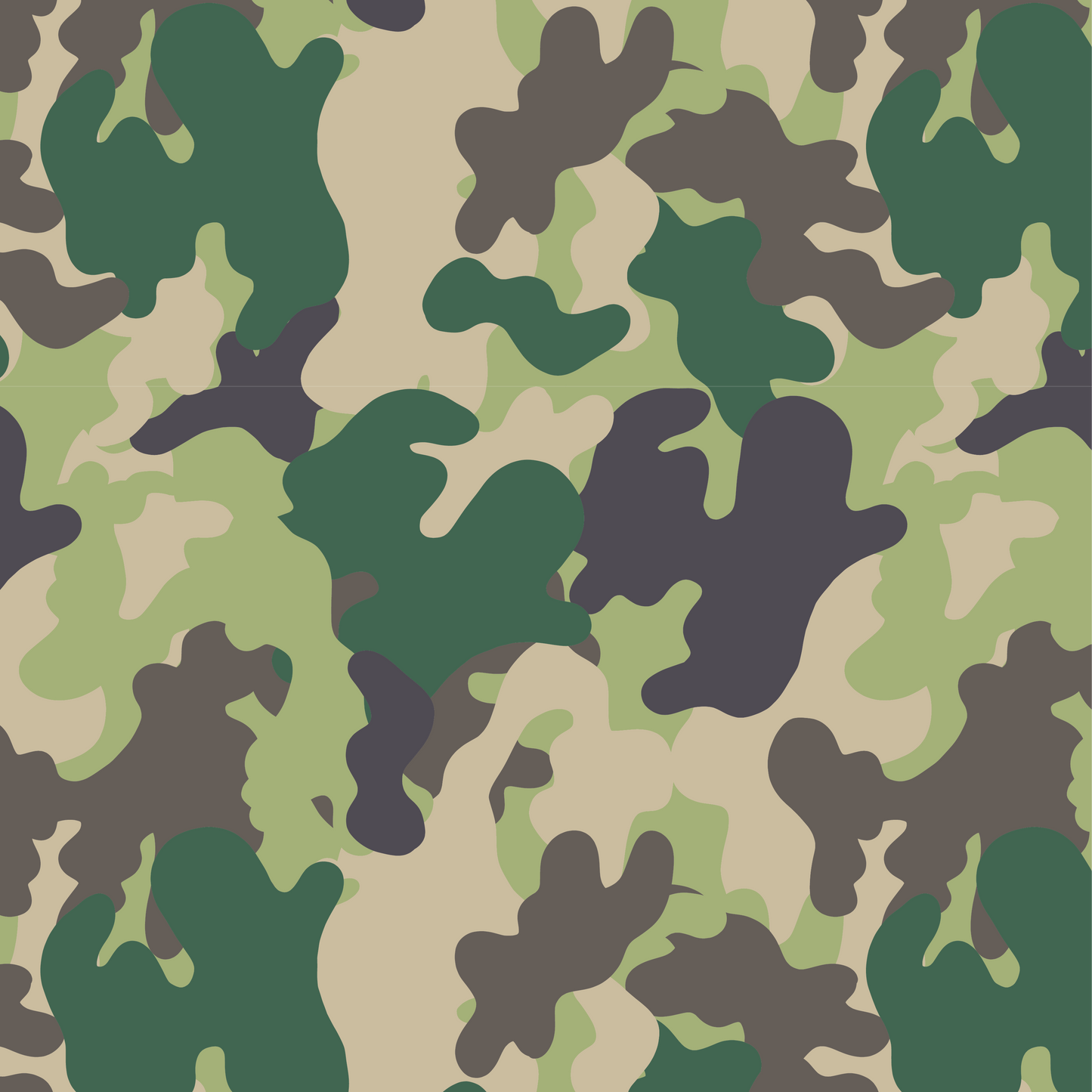 Classic Camo Camouflage Blanket - Custom Handmade