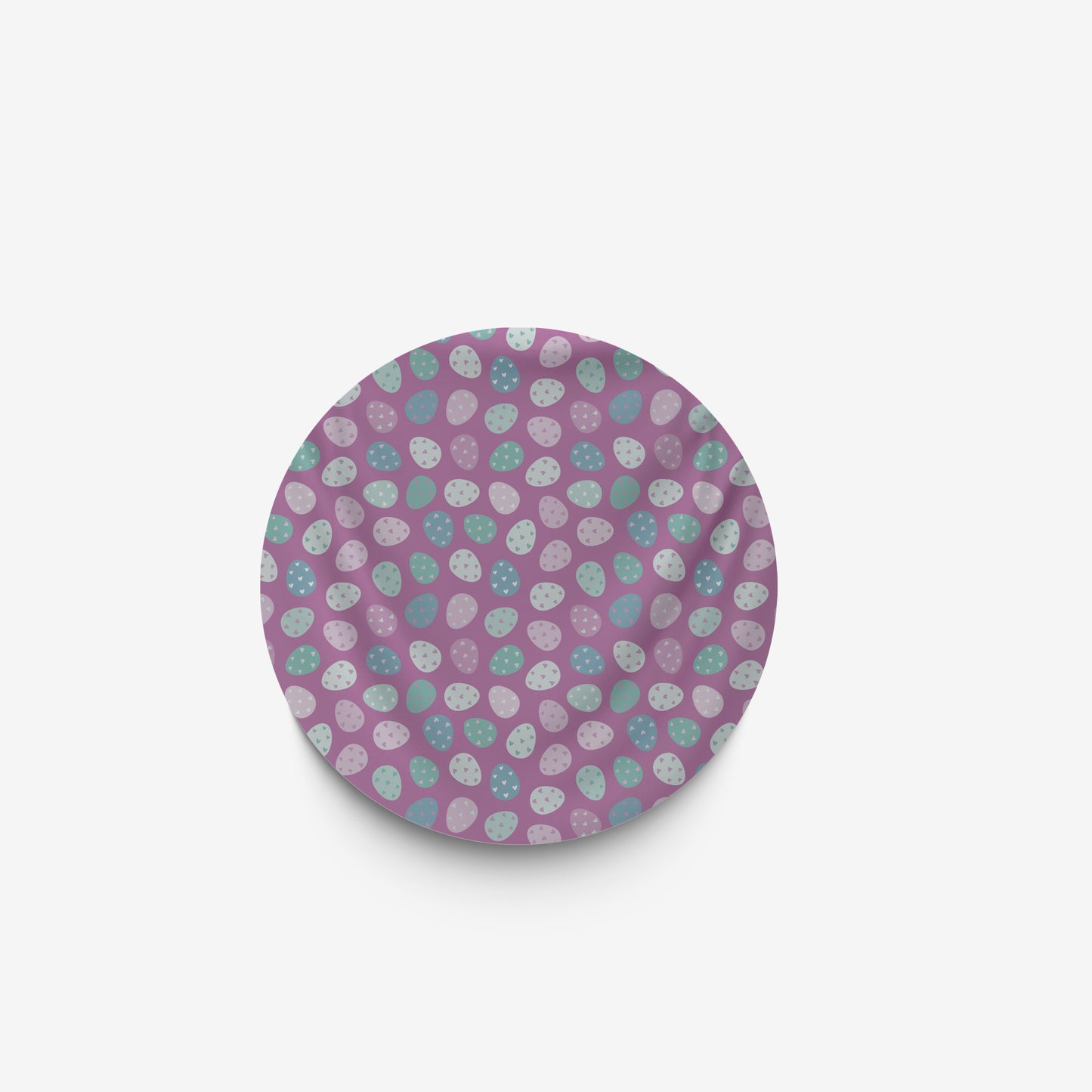 purple Easter Holiday Round Tablecloth pastel colour 