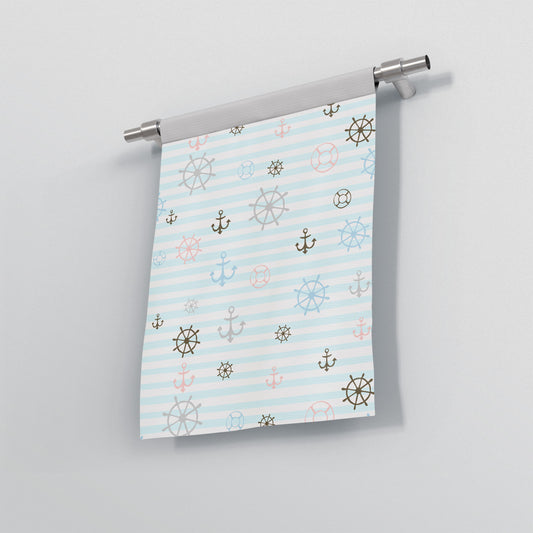 custom Nautical Sailor Garden Flag Banner full sublimation printed pastel colour