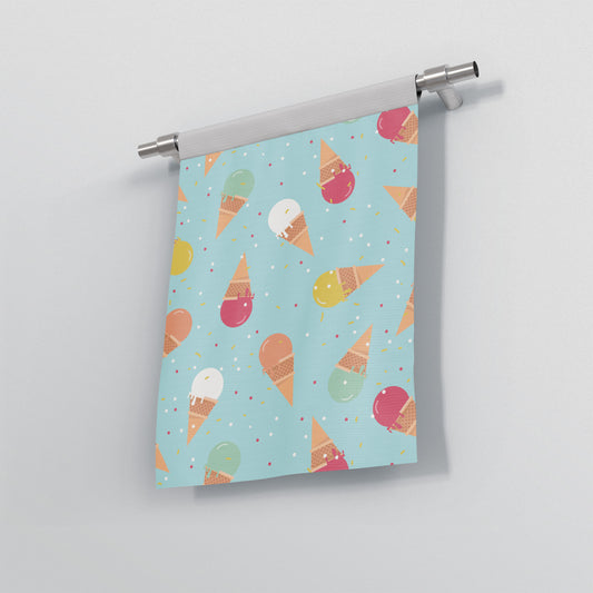 custom Ice Cream Cone Garden Flag Banner pastel colour