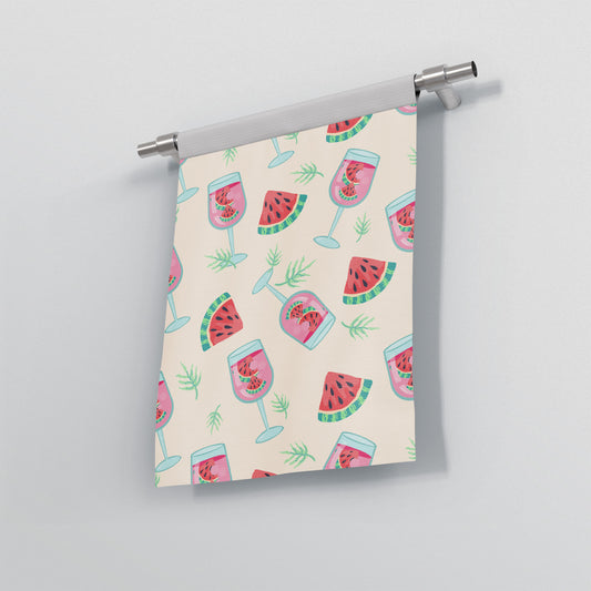 custom full sublimation Refreshing Watermelon Garden Flag Banner pastel colour