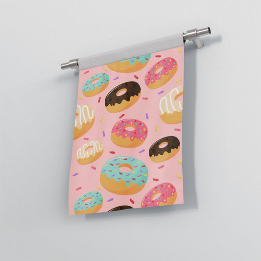 custom Sparkle Donuts Garden Flag Banner pastel colour