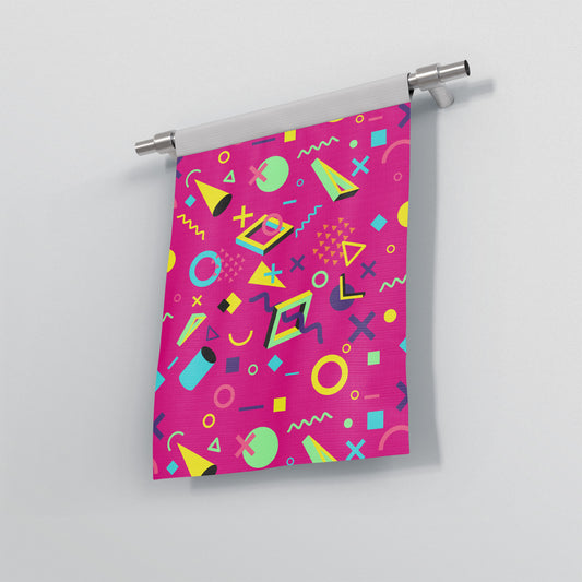 custom Funky Retro Garden Flag Banner full sublimation printed pastel colour