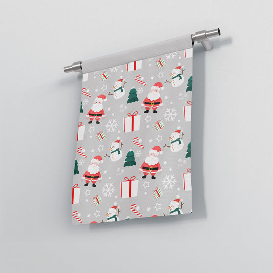 custom pastel colour Santa Christmas Garden Flag Banner