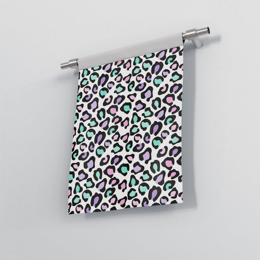 custom full sublimation Cheetah Print Garden Flag Banner pastel colour