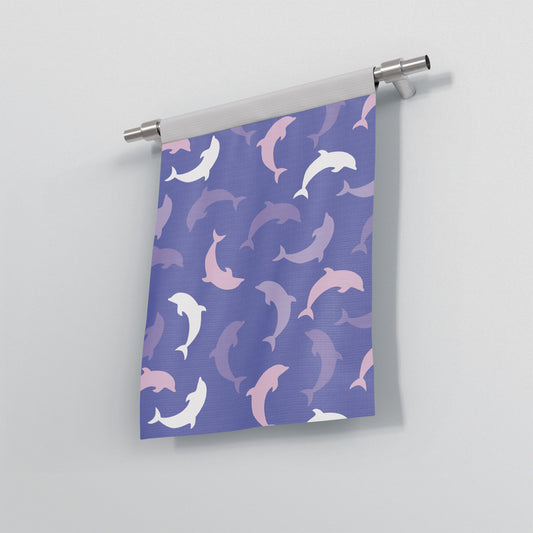 custom Dolphin Garden Flag Banner in pastel colour