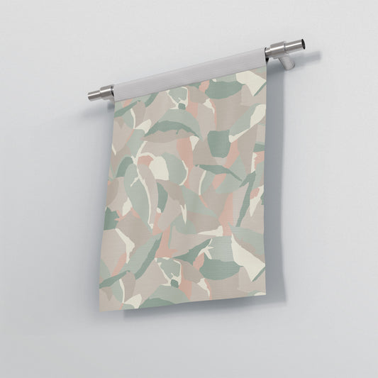 custom Green Leaf Garden Flag Banner in pastel colour