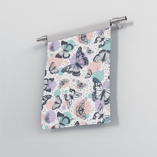 Butterfly custom Garden Flag Banner pastel colour