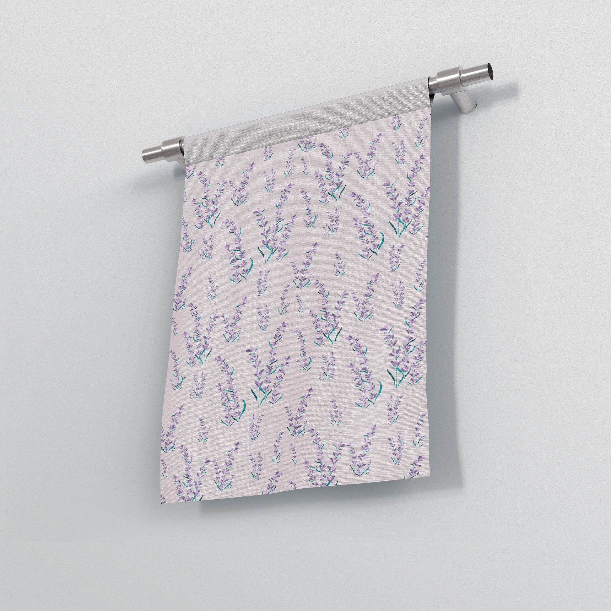 Lilac Floral custom Garden Flag Banner