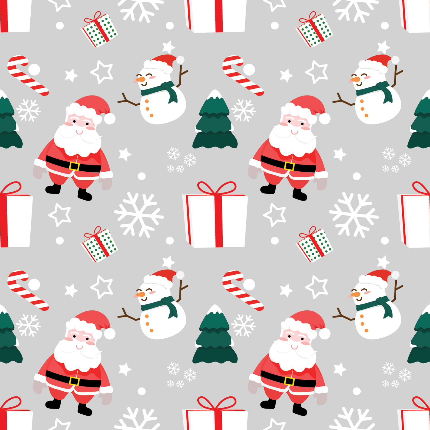 Santa Christmas Pillow custom true colour