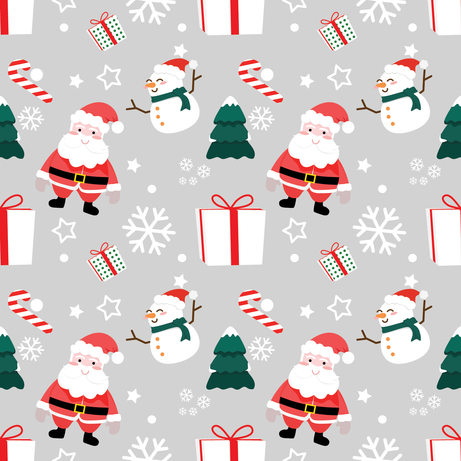 Santa Christmas Pillow custom true colour