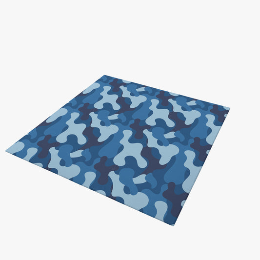 Blue Camo Camouflage Napkin pastel colour