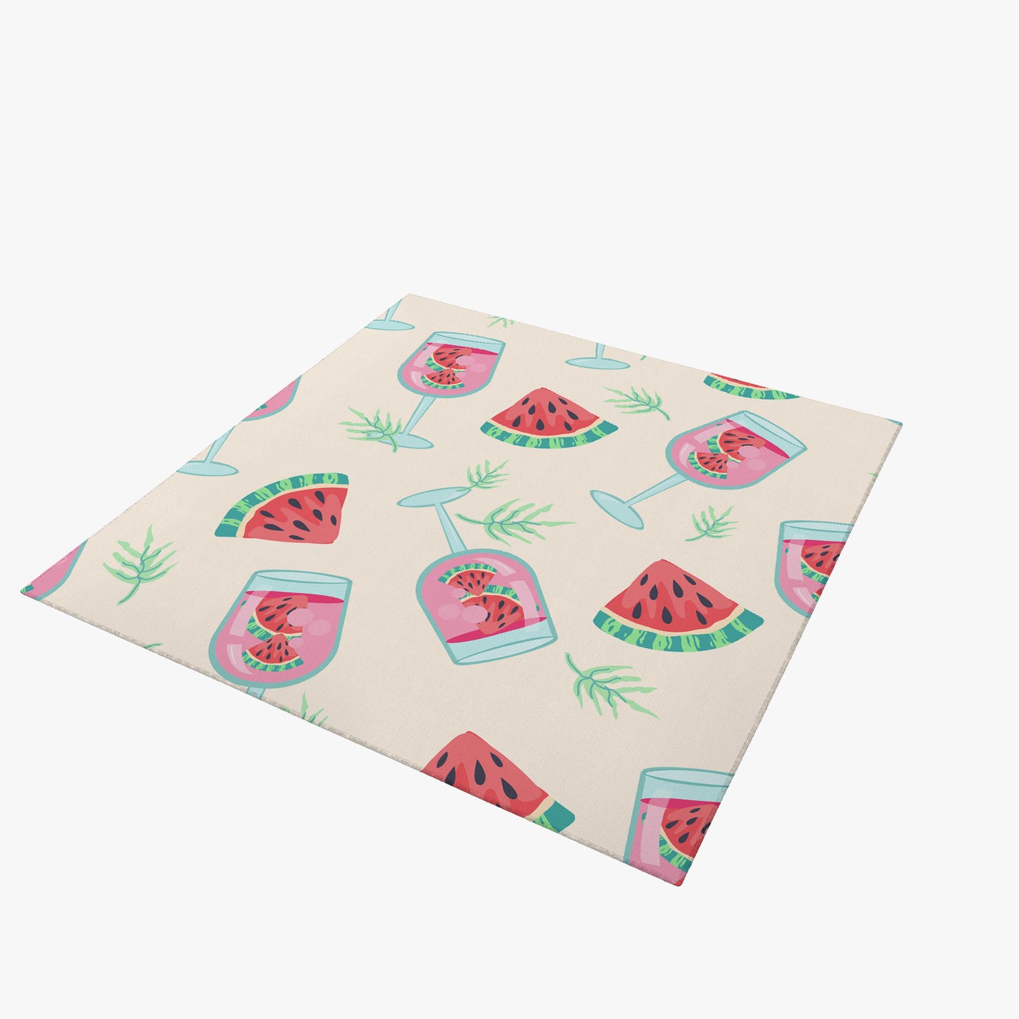 custom Refreshing Watermelon Napkin pastel colour