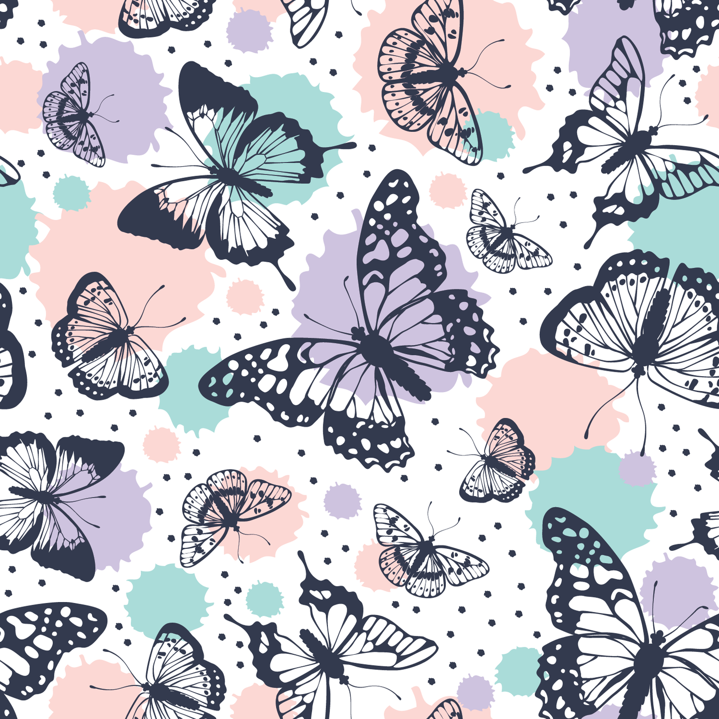custom Butterfly Tablecloth true colour