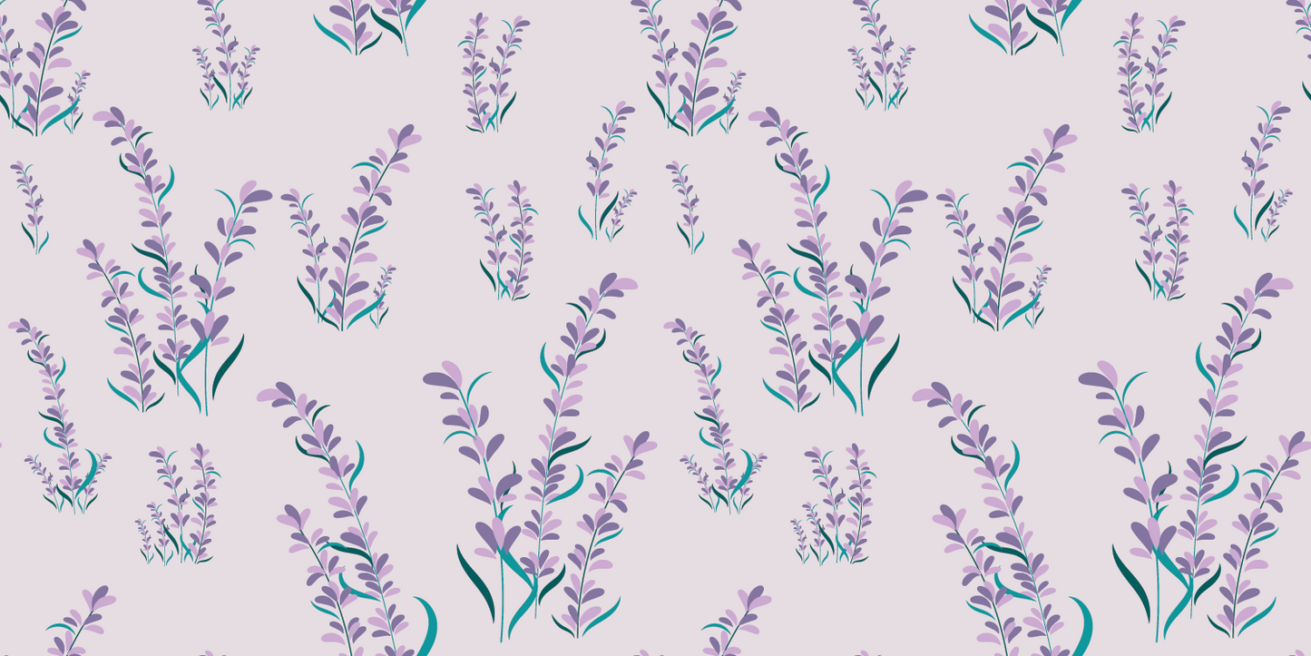 custom Lilac Floral Tablecloth true colour 
