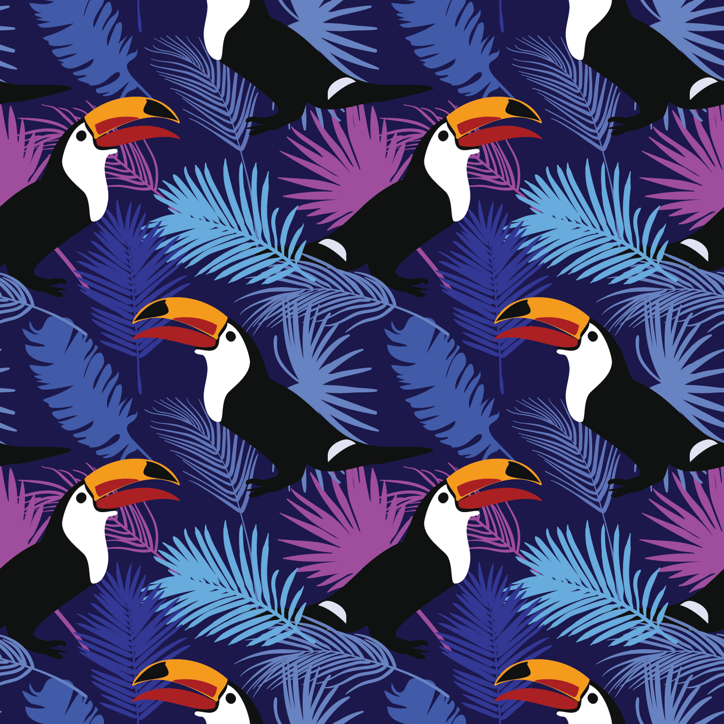 custom full sublimation Toucan Napkin true colour