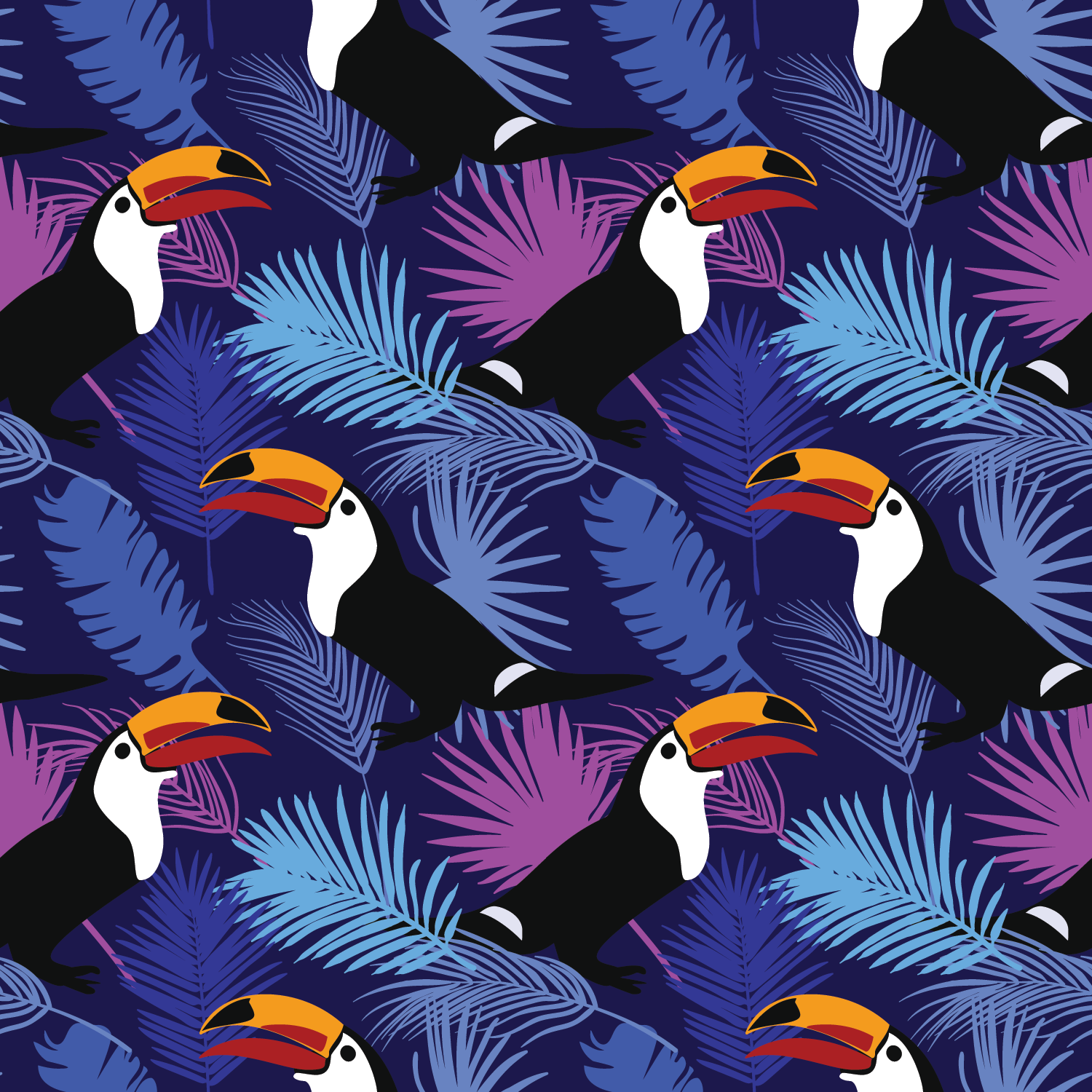 Toucan Tablecloth custom true colour