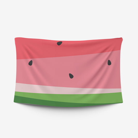 custom Watermelon Slice Tablecloth pastel colour