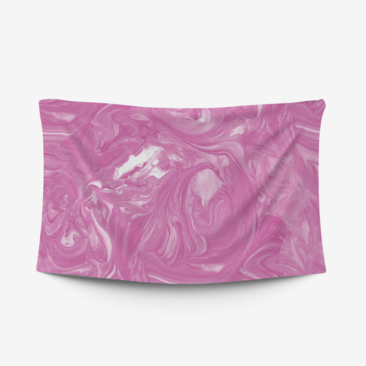 Hot Pink Marble Tablecloth custom full sublimation pastel colour
