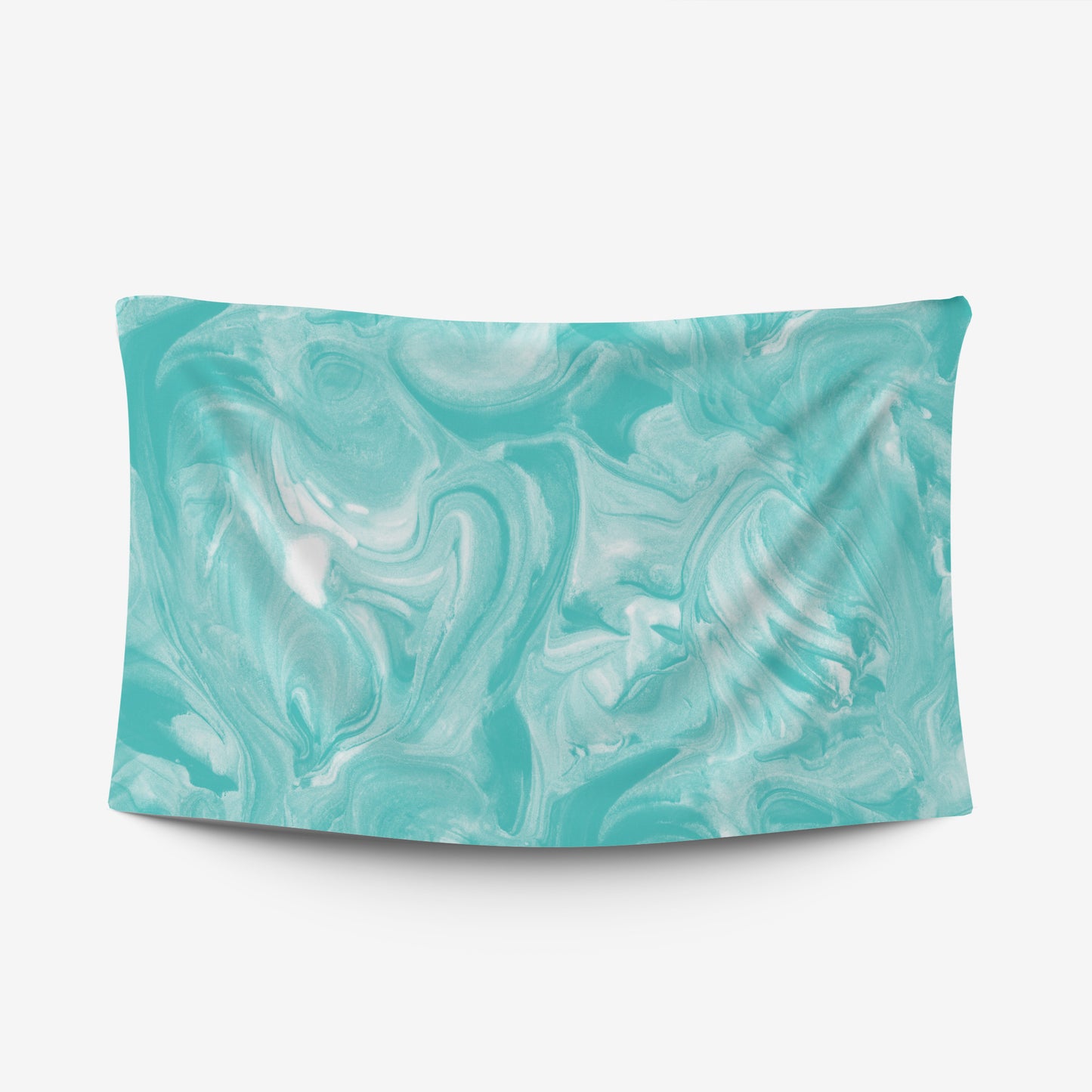 Teal Marble Tablecloth custom pastel colour 