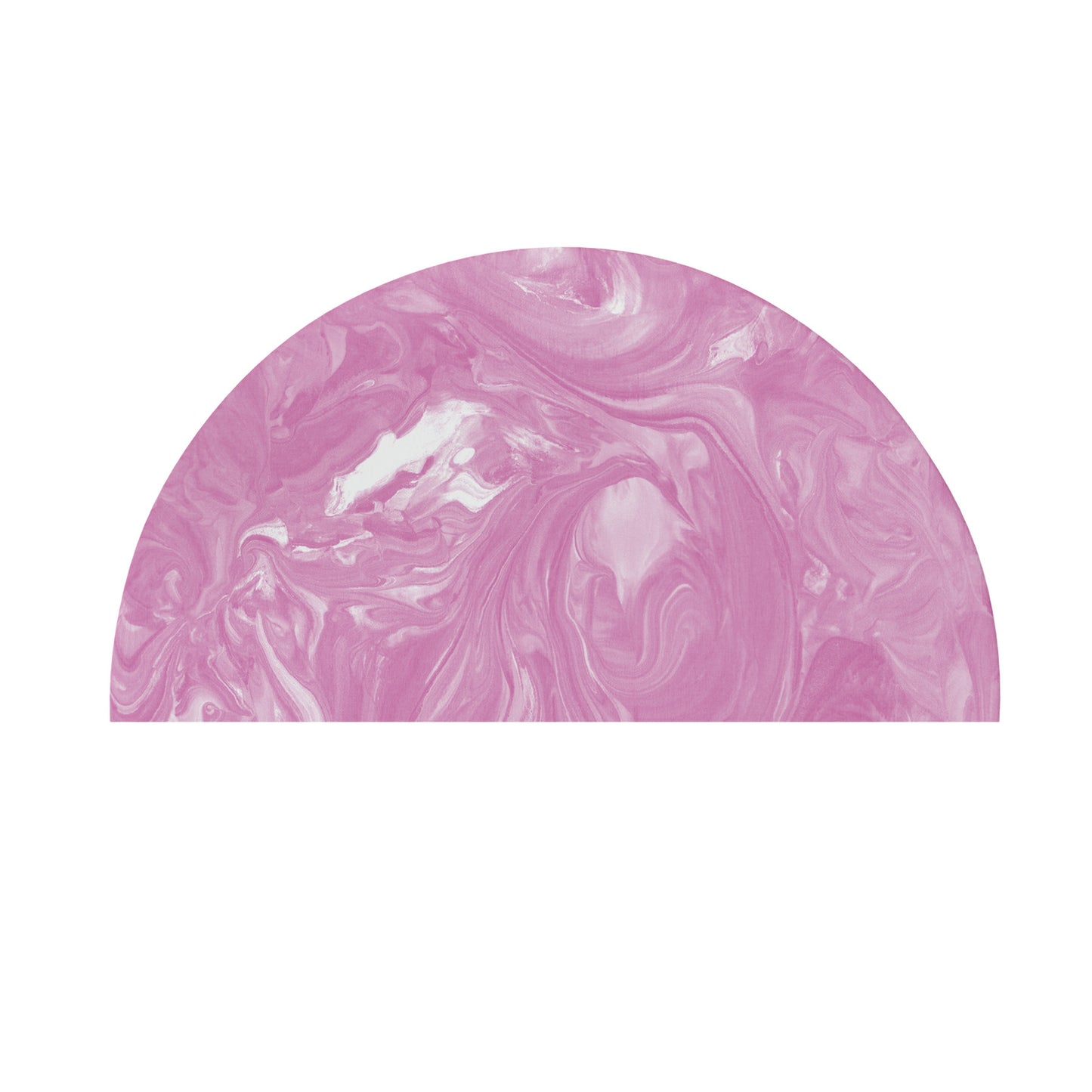 Hot Pink Marble Rectangle Door Mat in pastel colour