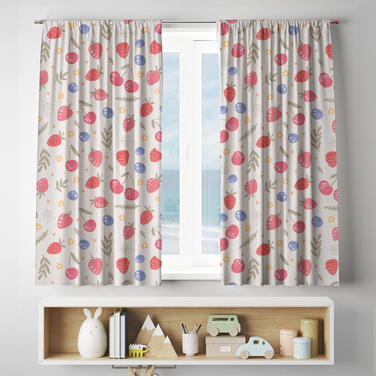 Summer Berries Curtains and drapes decor
