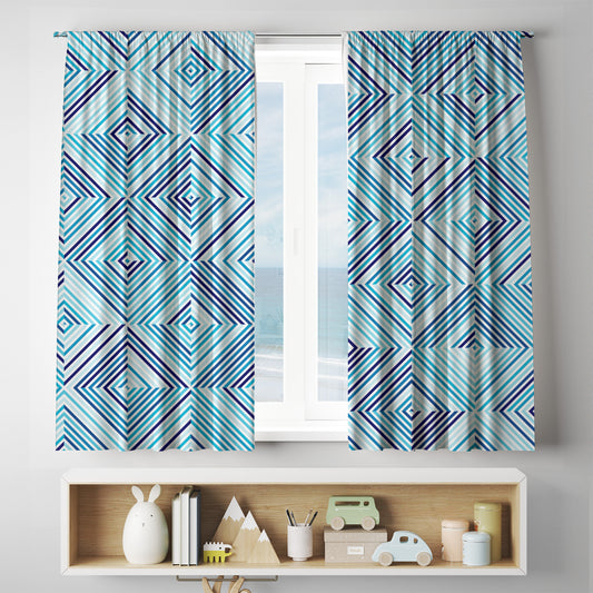 Blue Diamond Curtains