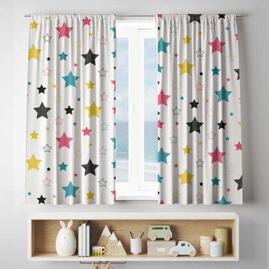 White Star Curtains full sublimation