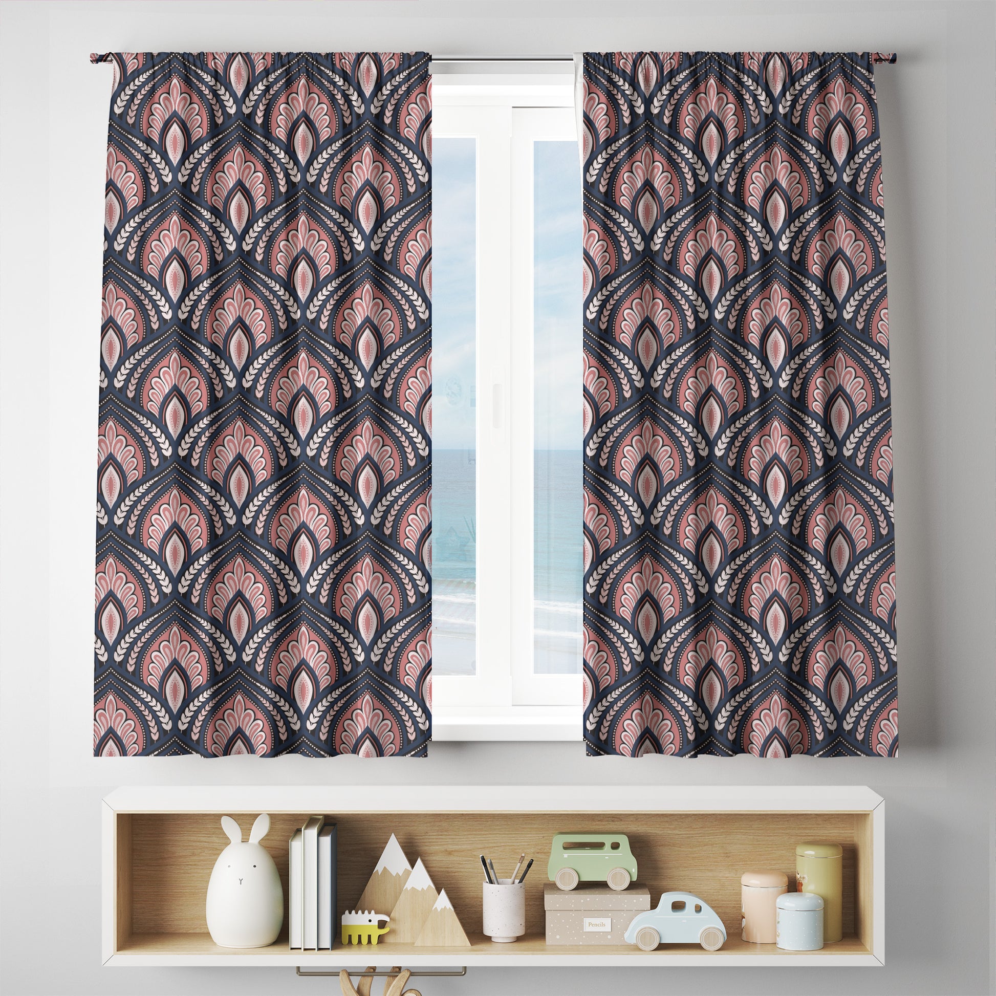 Vintage Leaf Curtains