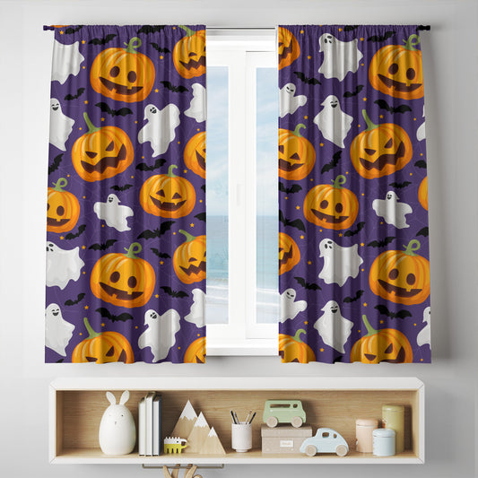 custom Spooky Season Curtains for halloween