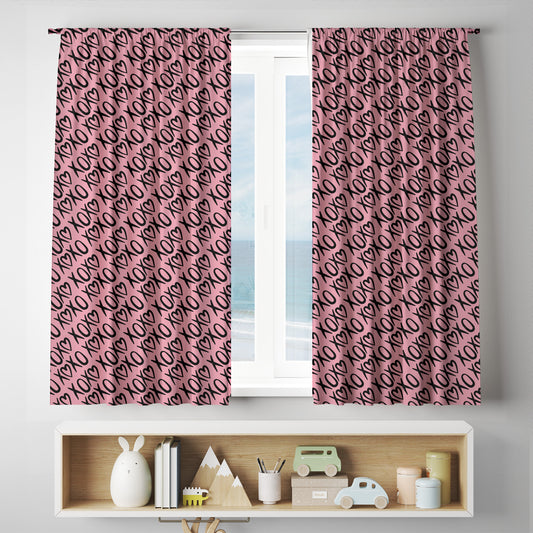 Xoxo Love Curtains full sublimation