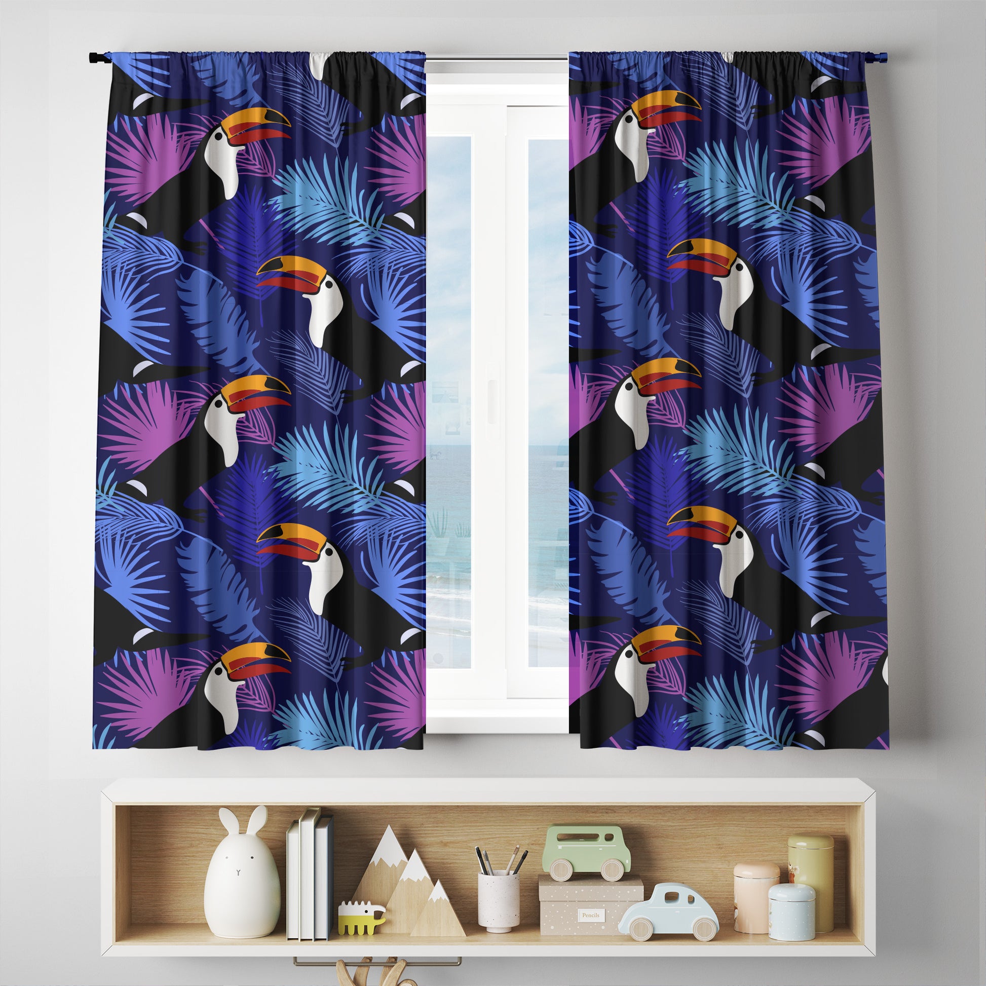 custom Toucan Curtains