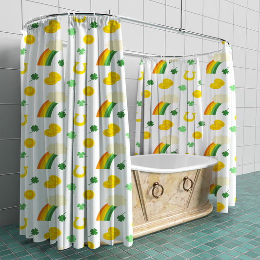 Saint Patrick's Day Fabric Shower Curtain for holidays