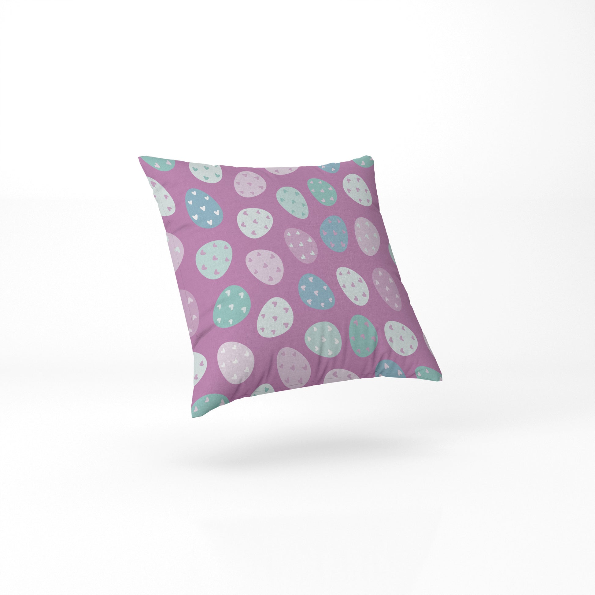 Easter Holiday square throw Pillow custom pastel colour