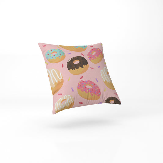 Sparkle Donuts Pillow custom pastel colour